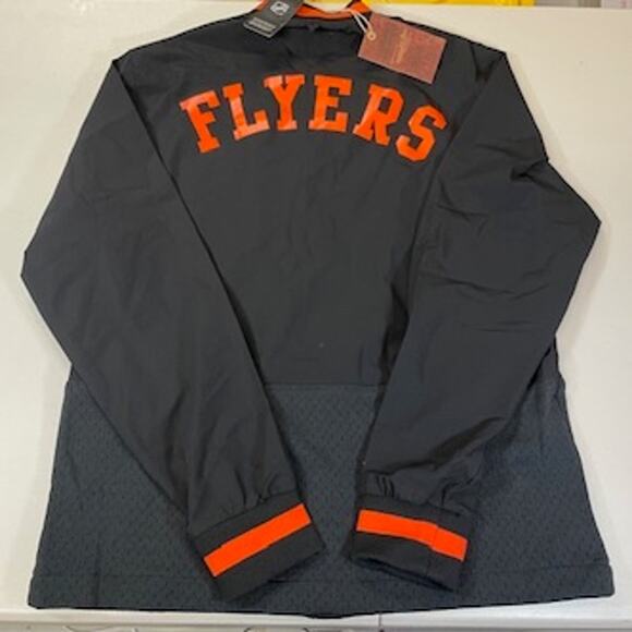 Philadelphia Flyers Mitchell & Ness NHL Mesh Block Coaches Jacket - Picture 2 of 2